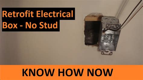 how to replace an electrical outlet box|retrofit electrical outlet box.